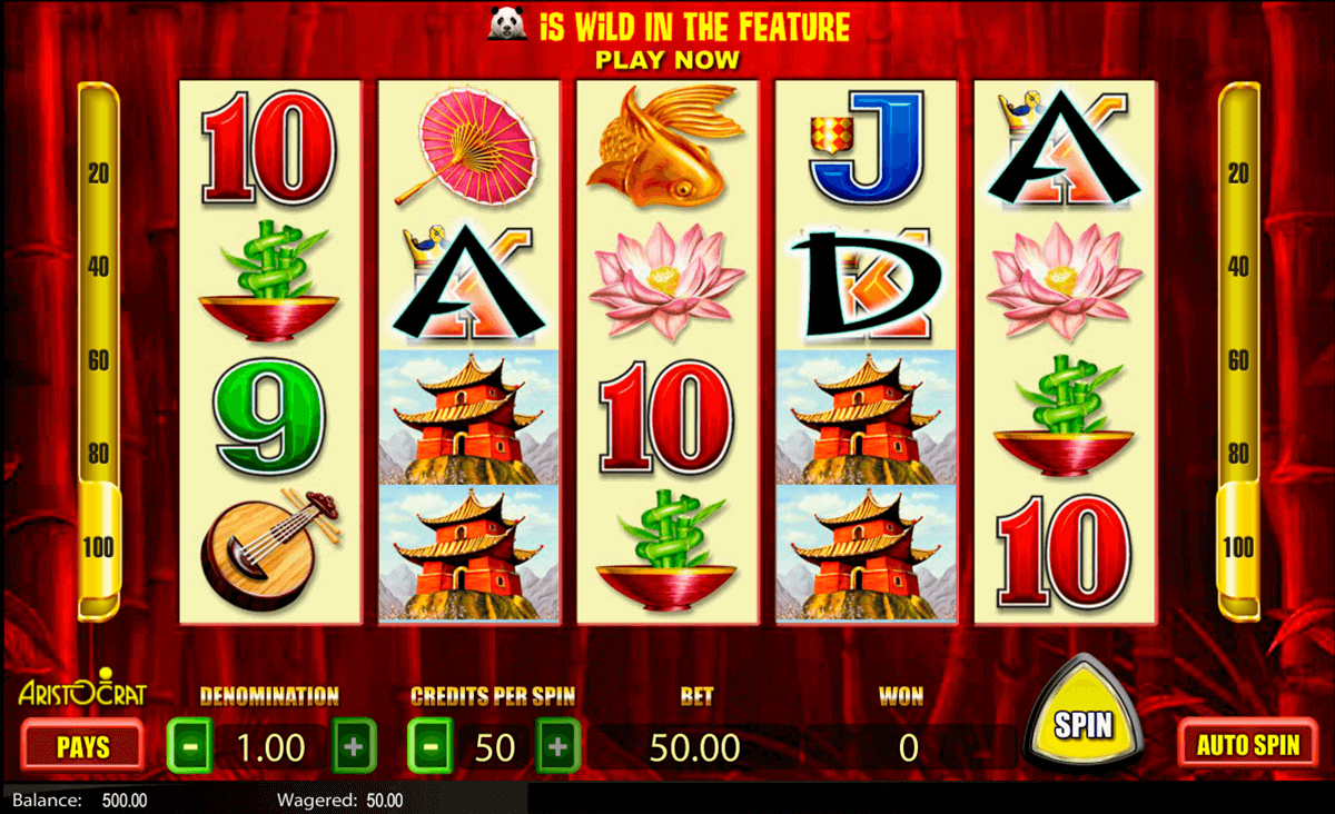 Wild Panda Slot Machine Jackpot